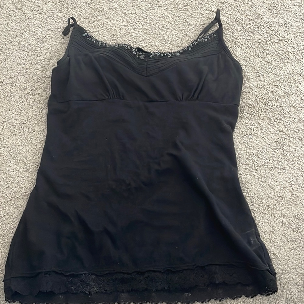 Lace tank top